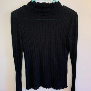 Mossimo Black Long Sleeve Top